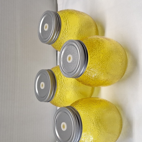 #AFD Set of 4 lemon glass sippers 22fl oz - Picture 3 of 8